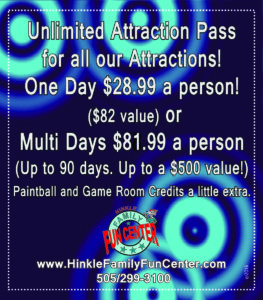 QR Code Special | Hinkle Family Fun Center